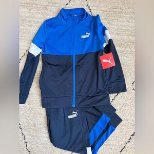 PUMA Kids Blue Jogger Set